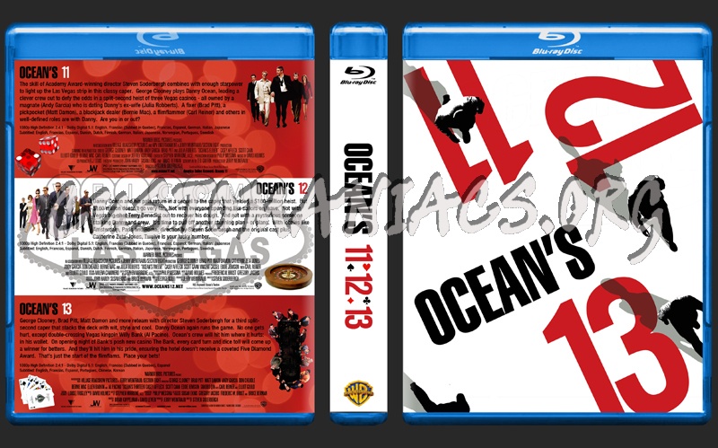 Ocean's Trilogy blu-ray cover