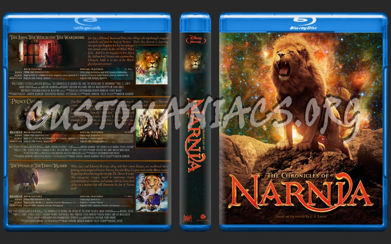 The Chronicles of Narnia Collection blu-ray cover