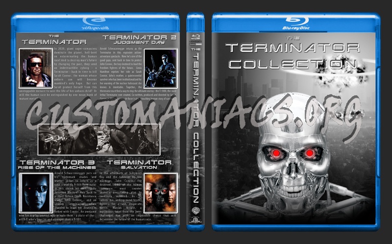 The Terminator Collection blu-ray cover
