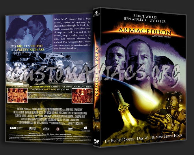 Armageddon dvd cover
