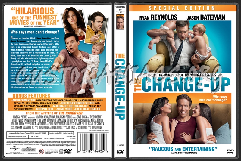 The Change-up dvd cover