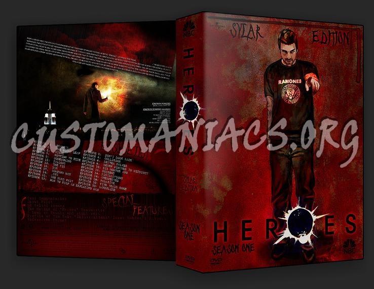 Heroes - Sylar Edition dvd cover