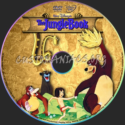 Jungle Book dvd label