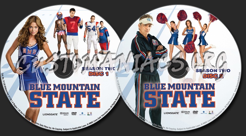 Blue Mountain State Season 2 dvd label