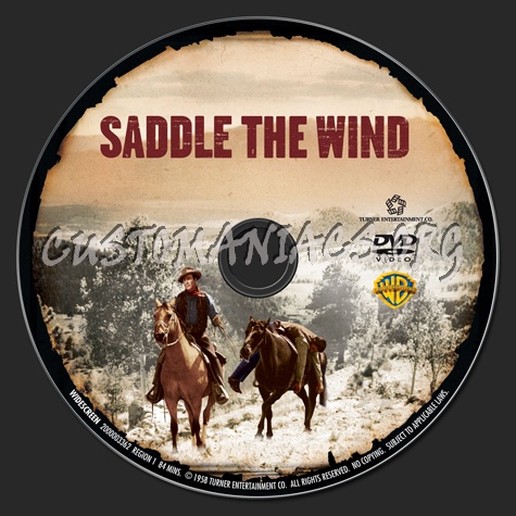 Saddle the Wind dvd label