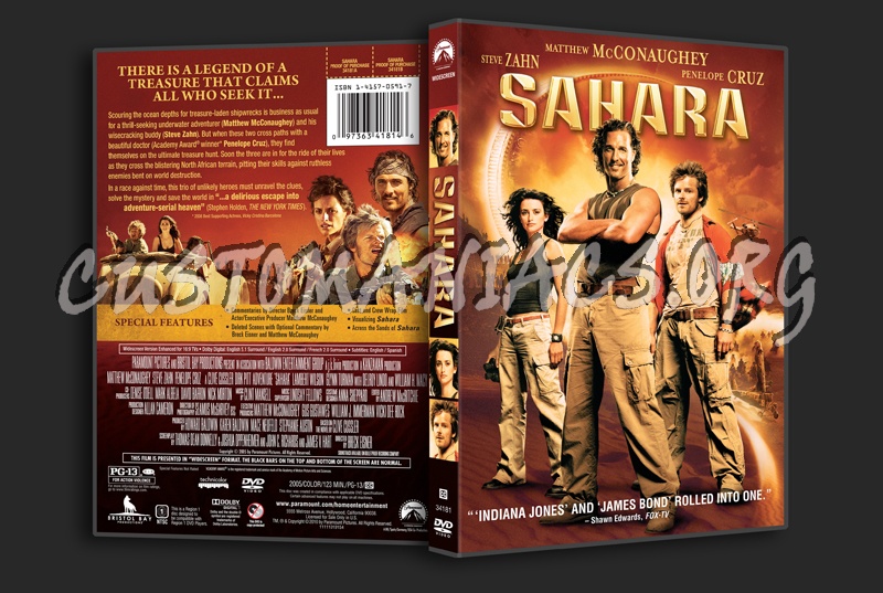 Sahara dvd cover