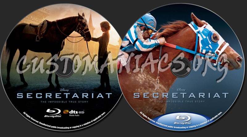 Secretariat blu-ray label