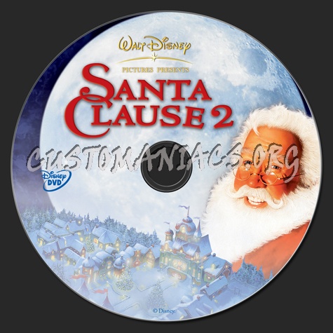 Santa Clause 2 dvd label
