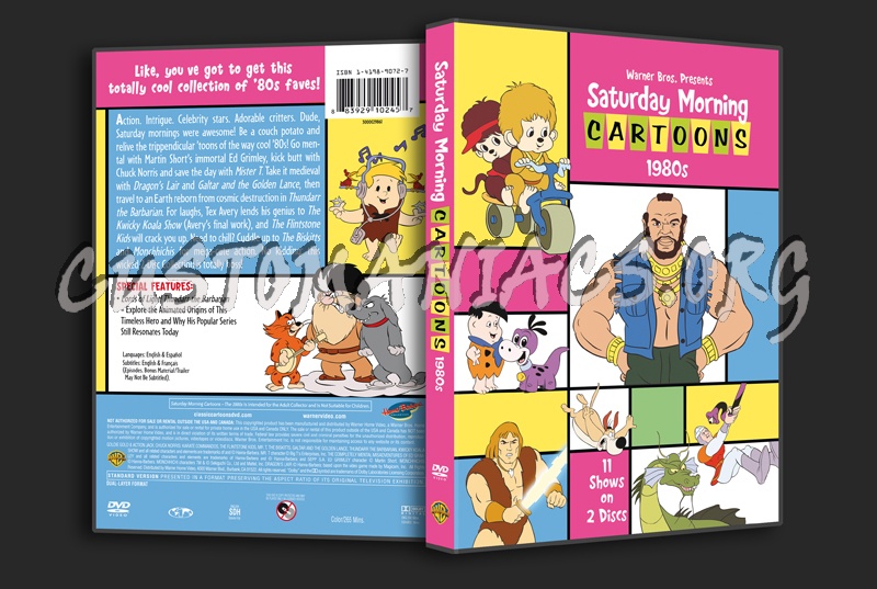 Saturday Morning Cartoons 1980's dvd cover - DVD Covers & Labels by  Customaniacs, id: 144519 free download highres dvd cover