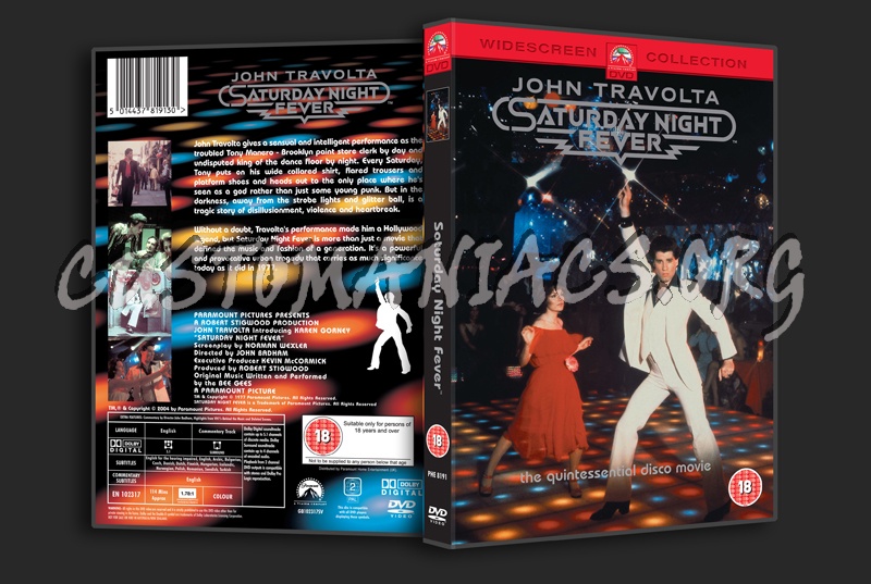 Saturday Night Fever dvd cover