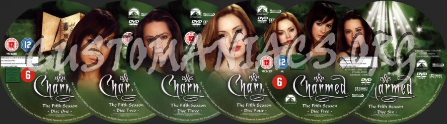 Charmed - Season 5 dvd label