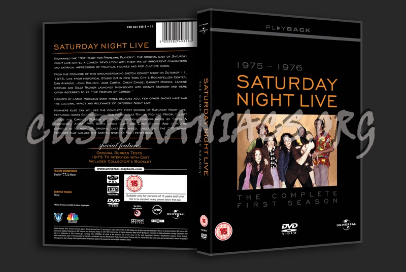 Saturday Night Live Season 1 dvd cover