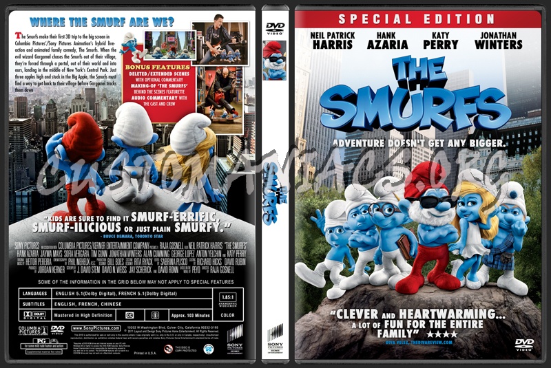 The Smurfs dvd cover