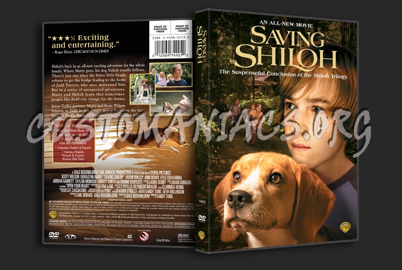 Saving Shiloh dvd cover