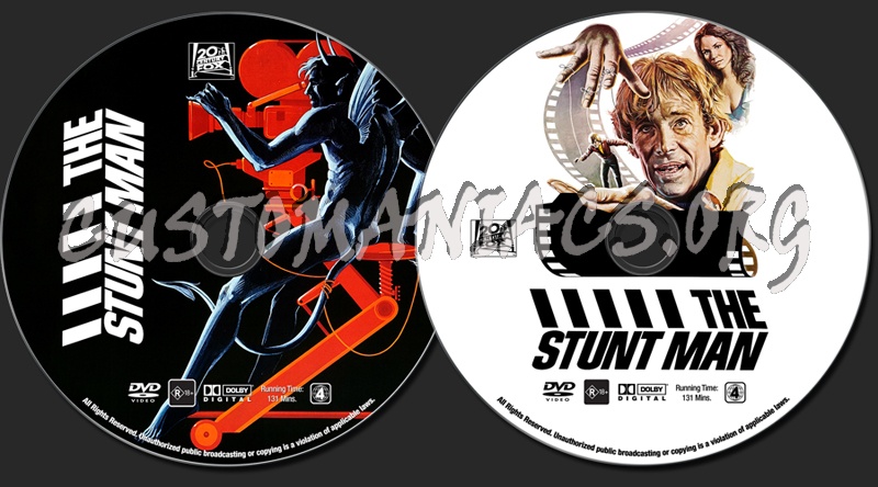 The Stunt Man dvd label