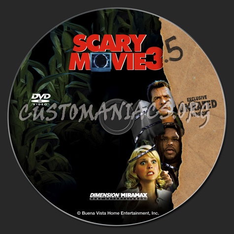Scary Movie 3.5 dvd label