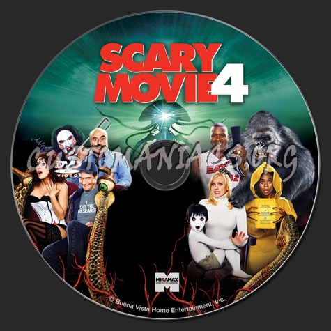 Scary Movie 4 dvd label