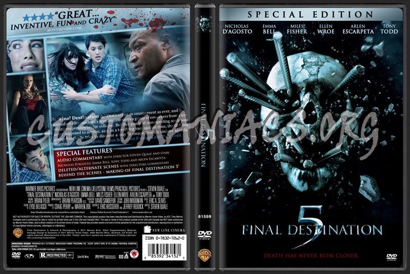 Final Destination 5 dvd cover