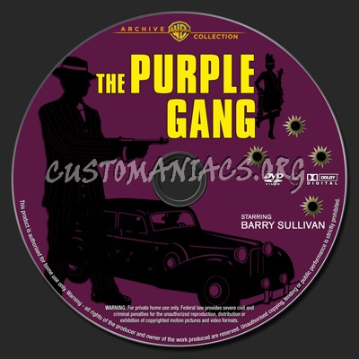 The Purple Gang dvd label