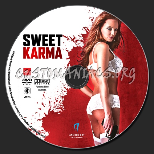 Sweet Karma dvd label