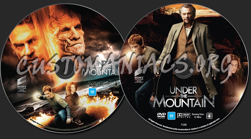 Under the Mountain dvd label