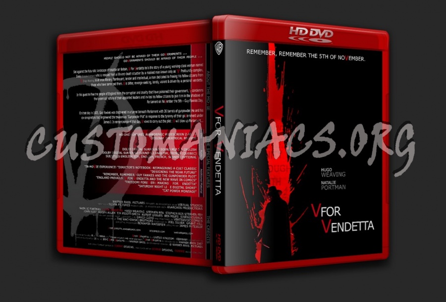 V for Vendetta dvd cover