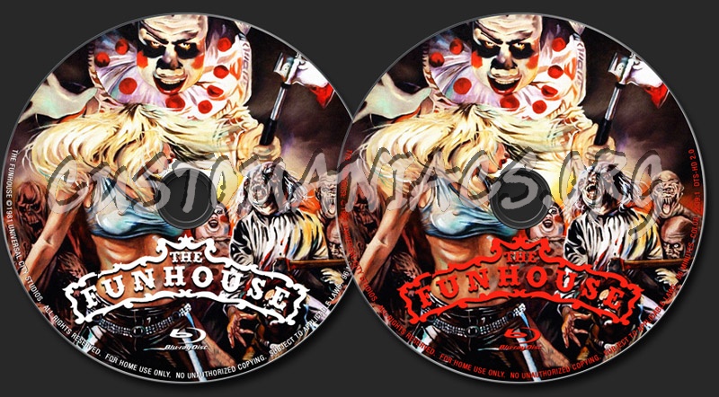 The Funhouse blu-ray label