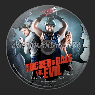 Tucker & Dale vs Evil blu-ray label