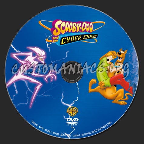 Scooby-Doo and the Cyber Chase dvd label