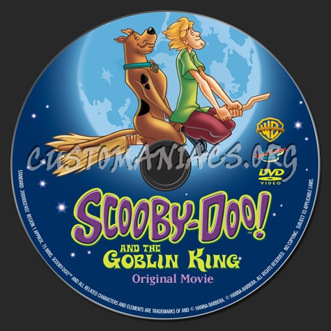 Scooby-Doo and the Goblin King dvd label