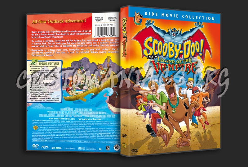 Scooby-Doo and the Legend of the Vampire dvd cover