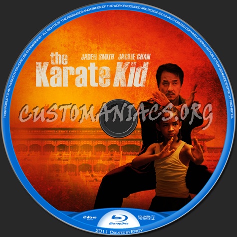 The Karate Kid blu-ray label