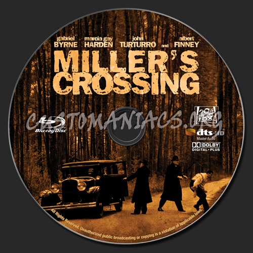 Miller's Crossing blu-ray label