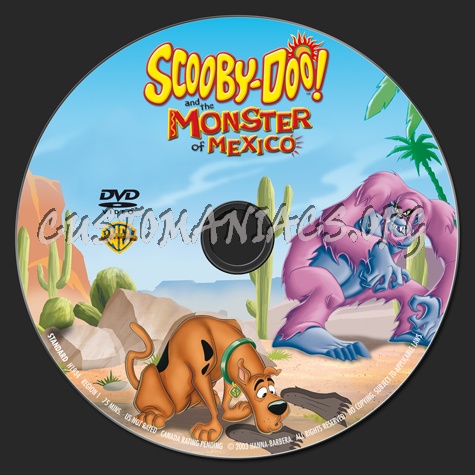 Scooby-Doo! and the Monster of Mexico dvd label
