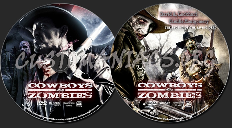 Cowboys & Zombies dvd label