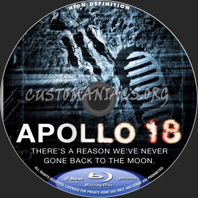 Apollo 18 blu-ray label
