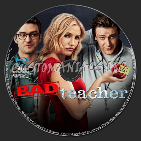 Bad Teacher blu-ray label