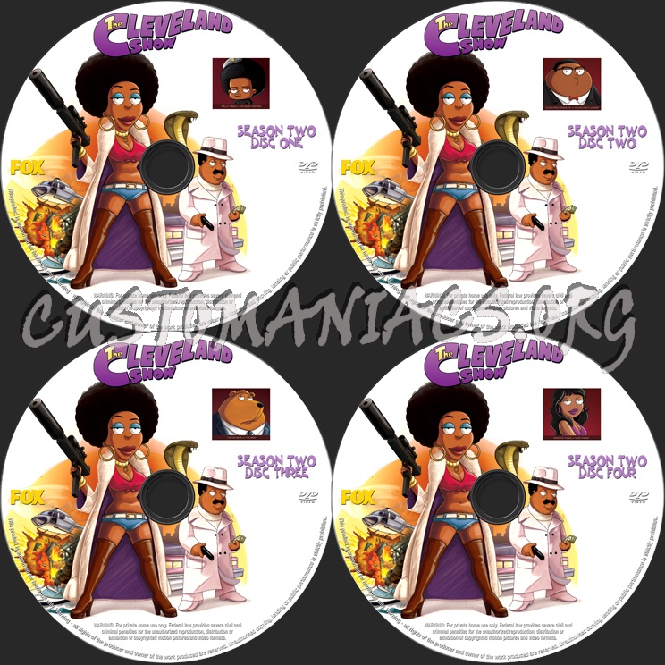The Cleveland Show Season 2 dvd label