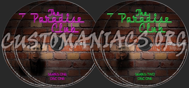 The Paradise Club Series 1+2 dvd label