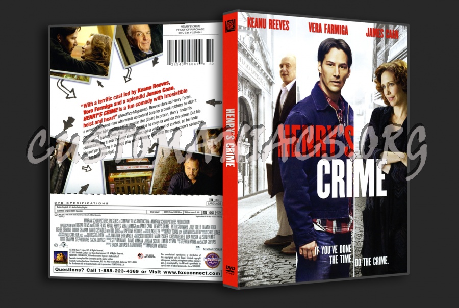 Henry's Crime dvd cover