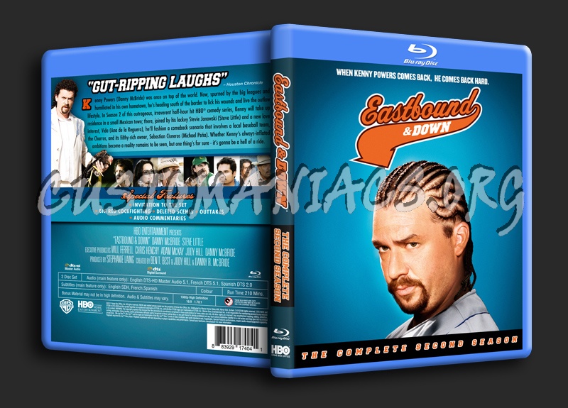 Eastbound & Down - Season 2 blu-ray cover