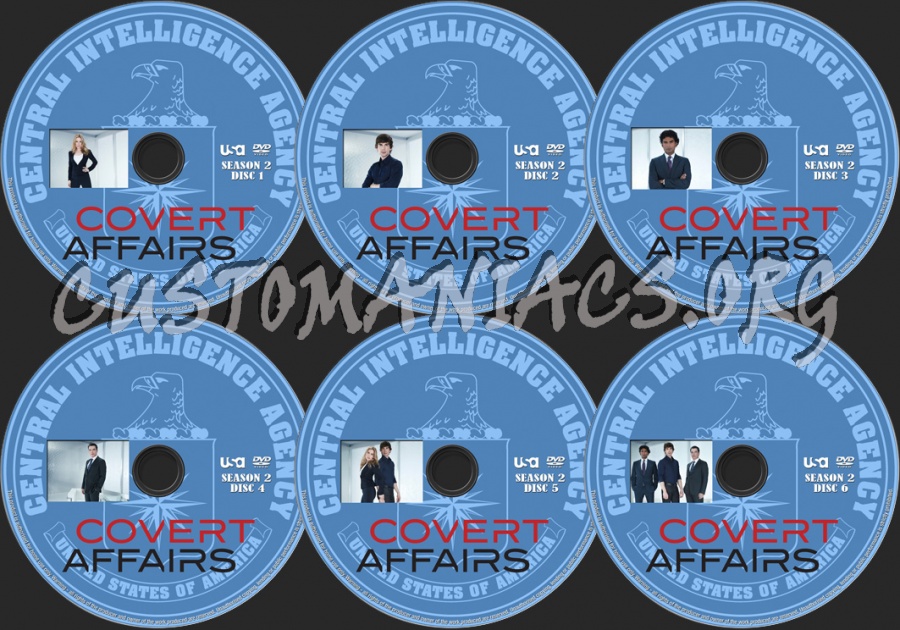 Covert Affairs Season 2 dvd label