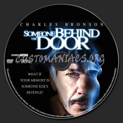 Someone Behind the Door dvd label