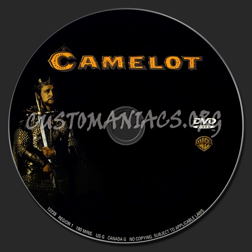 Camelot dvd label