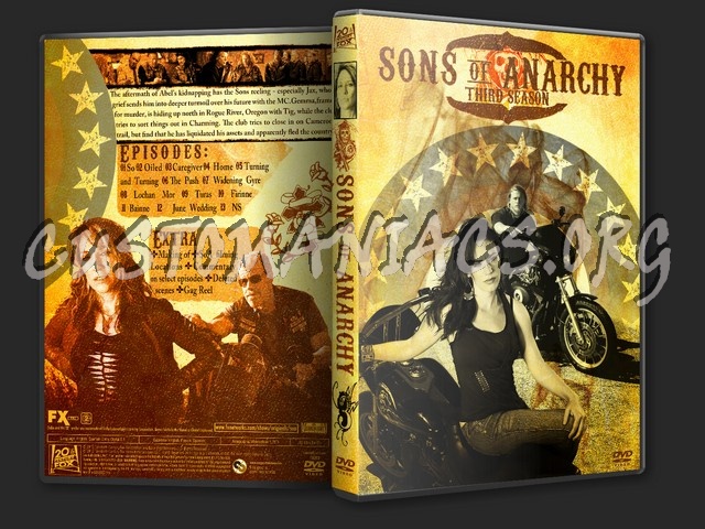 Sons Of Anarchy - Season 3 dvd cover