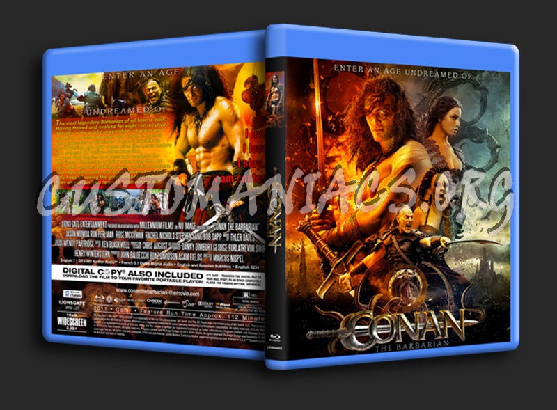 Conan the Barbarian blu-ray cover