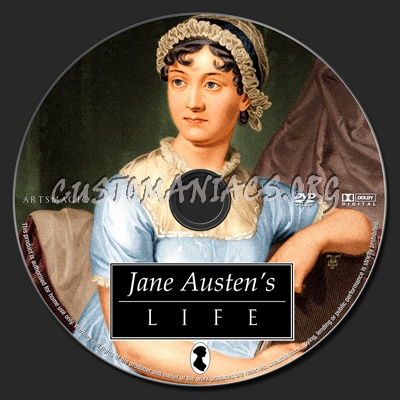 Jane Austen's Life dvd label