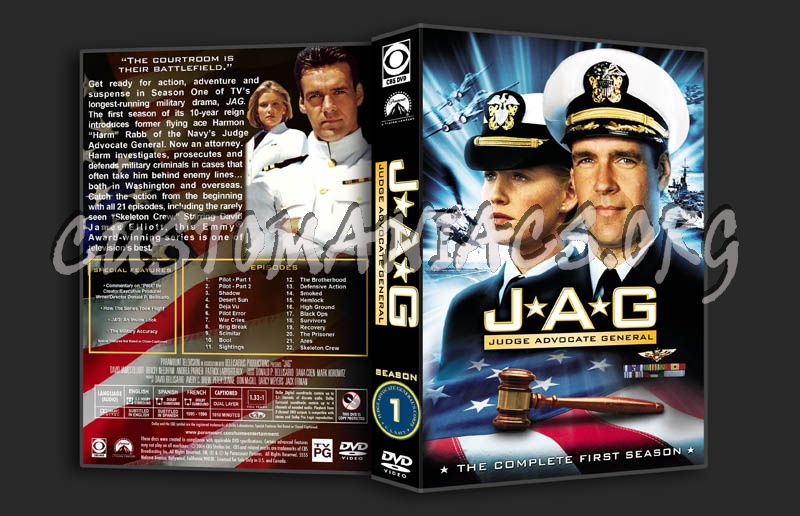 JAG: Seasons 1-10 dvd cover