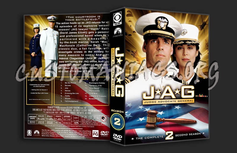 JAG: Seasons 1-10 dvd cover