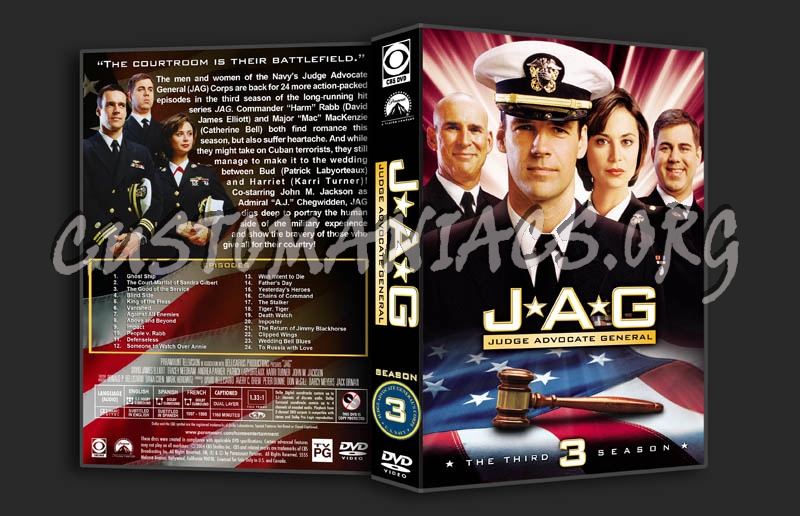 JAG: Seasons 1-10 dvd cover